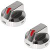 5-Pack DG94-01712A DG94-01713A Gas Range Burner Control Dial Knob for Samsung Range Oven Stove NX58M9420SS NX58M9420SSAA NX58M9420SSAA-00 Replacement