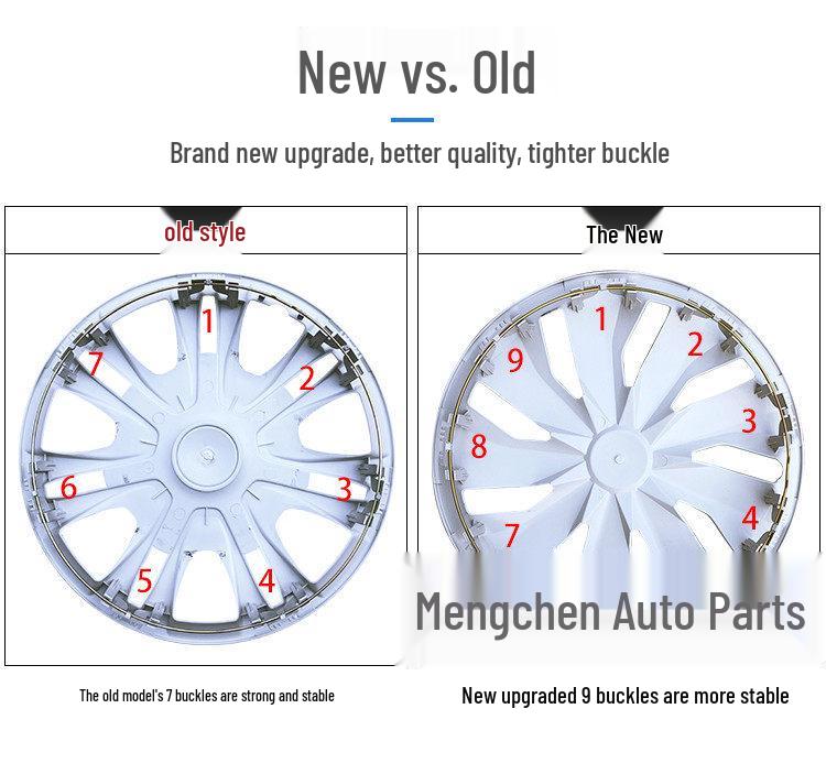 Compatible with Dongfeng Fengxing Lingzhi M3/M5/V3 1.5XL/1.6 Car Wheel Hub Cap Cover.