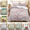 3D Printed Down Duvet Cover Pillowcase Flower Bedding Set for Kids, Home Decoration Gift for Teenagers