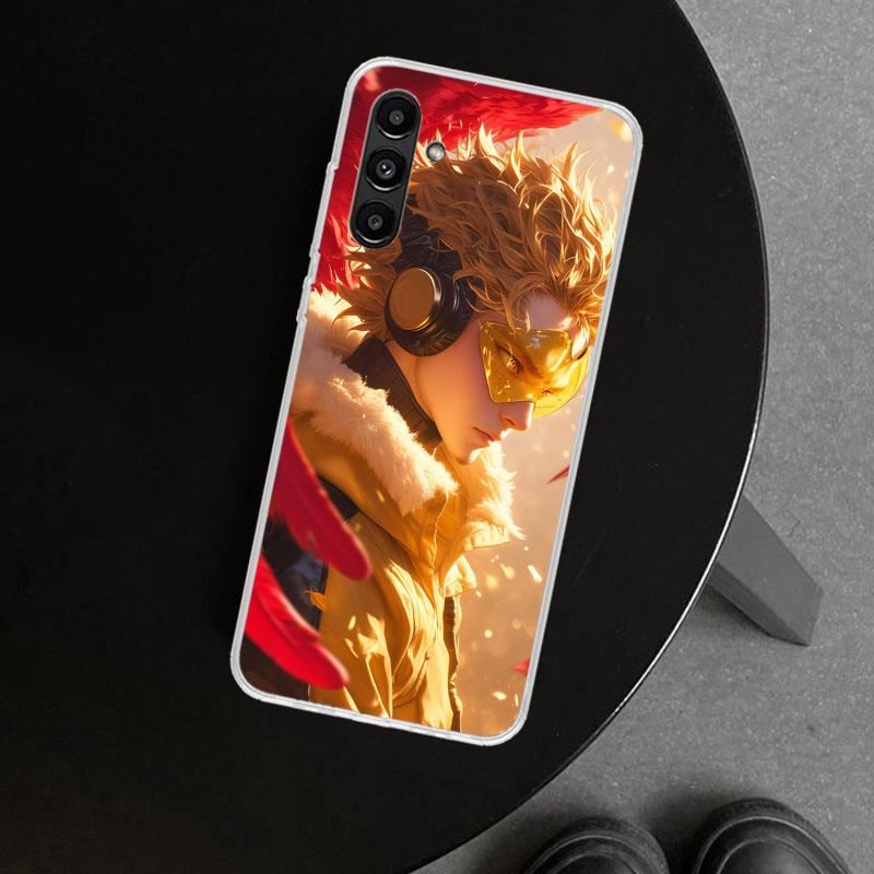Hawks MHA My Hero A-Academy Phone Case Cover for Samsung Galaxy A17 A16 A26 A36 A56 A57 A37 A15 A25 A35 A55 A14 A24 A34 A54 A13