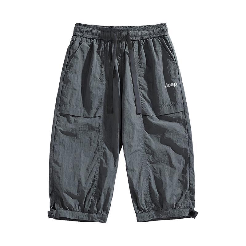 JEEP Men s Loose Fit Ice Silk Sporty Capri Pants XL