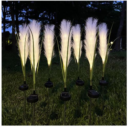 

Светодиодный солнечный свет, волоконно-оптический тростниковый свет, наружное украшение газона, водонепроницаемый, светящийся, энергосберегающий ландшафтный светильник