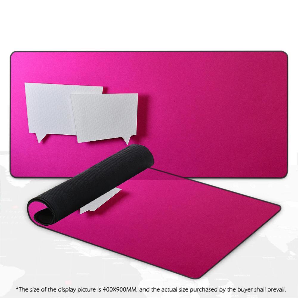 Vibrant Magenta Extended mouse pad Solid Bold Color, Smooth Surface Stylish Functional Accessory for Office & Gaming Workspaces