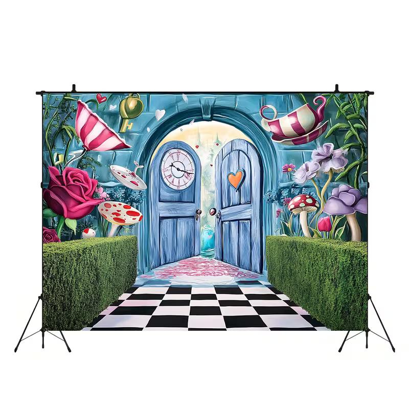 2D Enchanted Wonderland Doorway Background for Cosplay & Storytime Photos