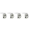 Fold Clamp 1/4 inch Aluminum Alloy for Standing Seam Solar Mounting Applications on Roof Structures PV Panel Compatible