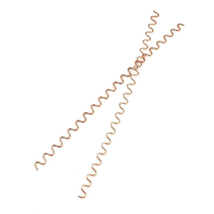 QWORK Dent Repair Equipment Pull Wire, 50 Pieces 320Mm Spot Welding Panel Pulling Wiggle Wires, 2Mm Diameter Car Repair Dent Pulling Wires