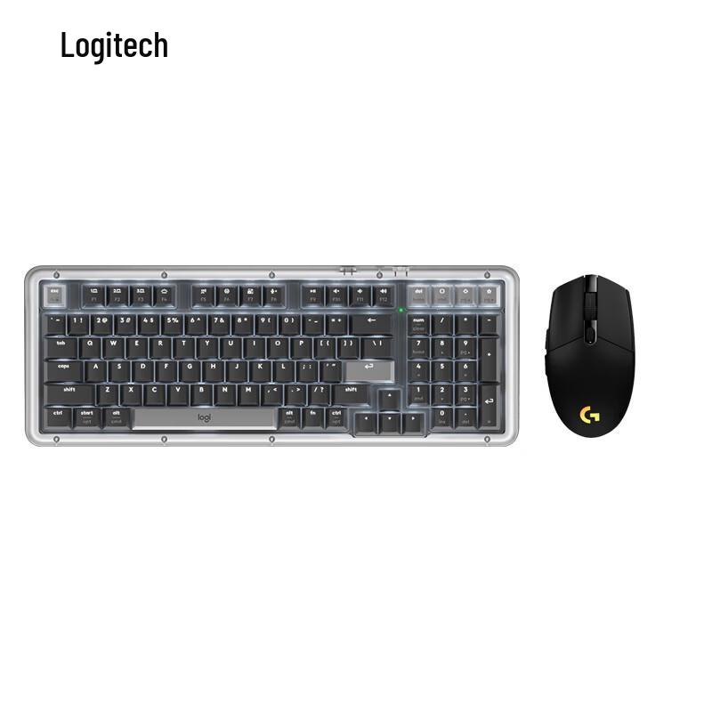 Logitech K98M Custom Mechanical Keyboard & G102 Gaming Mouse Set