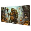 1pcs The Great Wave Off Kanagawa Zoned Mtg Playmat Large Locking Edge Nonslip Rubber Desk Mat For Tcg Commander Game