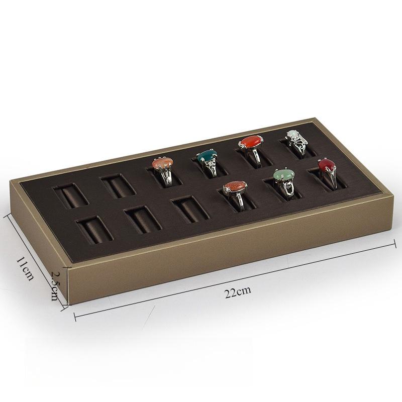 

Necklace Jewelry Showcase Tray Large Capacity Jewellery Displays Pallet Jewelers Counter Display Salver Live Pictures Props