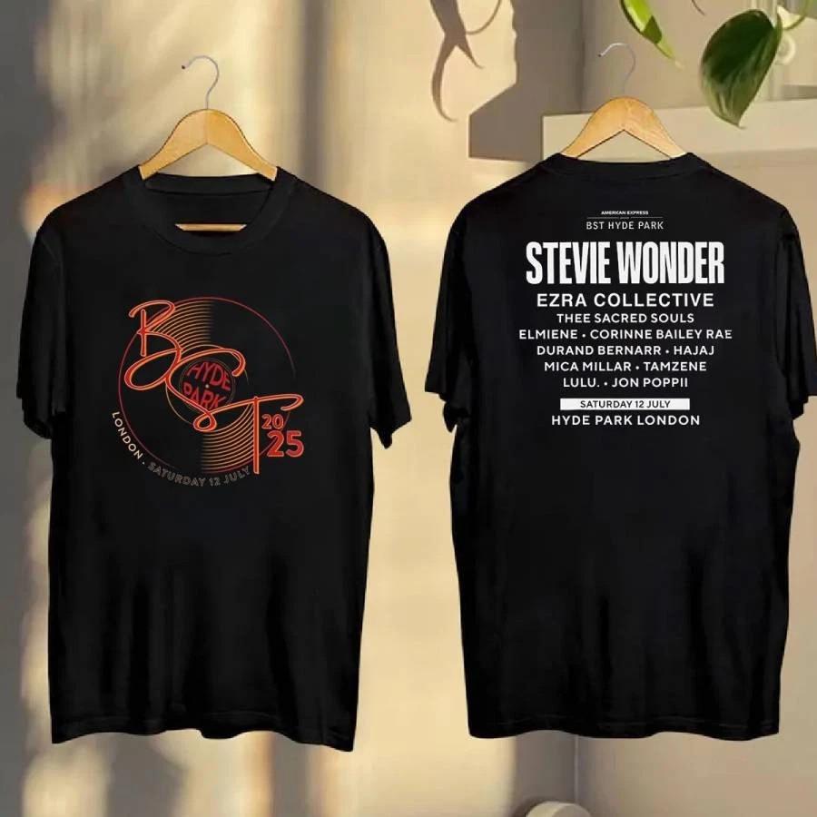 Stevie Wonder Bst Hyde Park London Gift For Fan T-shirt Unisex T-Shirt S