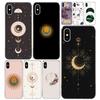 Gold Moon and Sun Phone Case Cover For iPhone 11 12 13 Mini 14 15 Plus 16 Pro Max 17 Air 7 8 + SE Art Customized Fundas 11 12 13