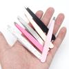 Stainless Steel Eyebrow Tweezers: High-Precision, Multi-Purpose Hair Removal with Flat and Slanted Tips for Eyebrow Shaping