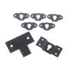 Metal Speaker Brackets Stand Black Wall Mount Iron Hook Hanger Plate For Speaker Surround Sound Bracket Easy To Install