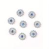 50pcs/set 14MM DIY Accessory, Modern Rhinestone Flower Shaped Garment Decoration Excipient For Dress