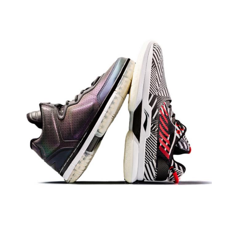 Li Ning Wade Way Remix 2/6 Set Leather Comfortable Daily High-Top Basketball Shoes Men sneaker ABAN079-16