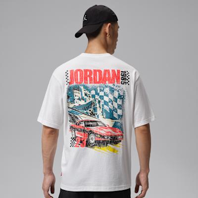 Jordan As M J T Shirts Men s White Crew Neck L