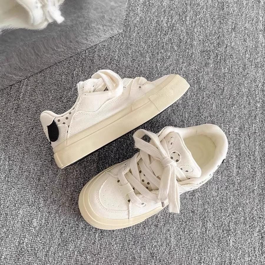 Thick-soled spring and summer new casual sneakers cute puppy bread shoes