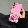 Cartoon Pink K-Kirbys-KK   Phone Case For Samsung S25,S24,S21,S22,S23,S30,Ultra,S20,Plus,Fe,Note,10,9,5G Black Cover