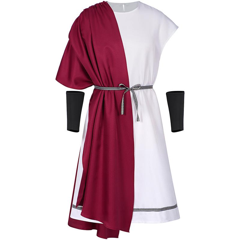 

Карнавальная мужская тога, одежда, древнегреческий римский гладиаторский костюм, костюм для взрослых мужчин, карнавальная вечеринка на Хэллоуин, косплей, римский солдат, маскарадный костюм XS