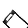 Auto Carbon Fiber Middle Air Vent Outlet Cover Trim For Mercedes-Benz W204 07-10