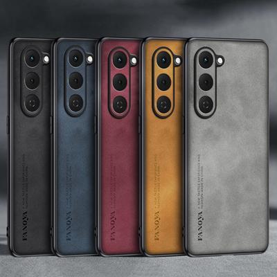 For Tecno Spark 40 Pro Case Luxury PU Leather Phone Case For Tecno Spark 40 Pro 4G Back Cover Matte Silicone Full Protection