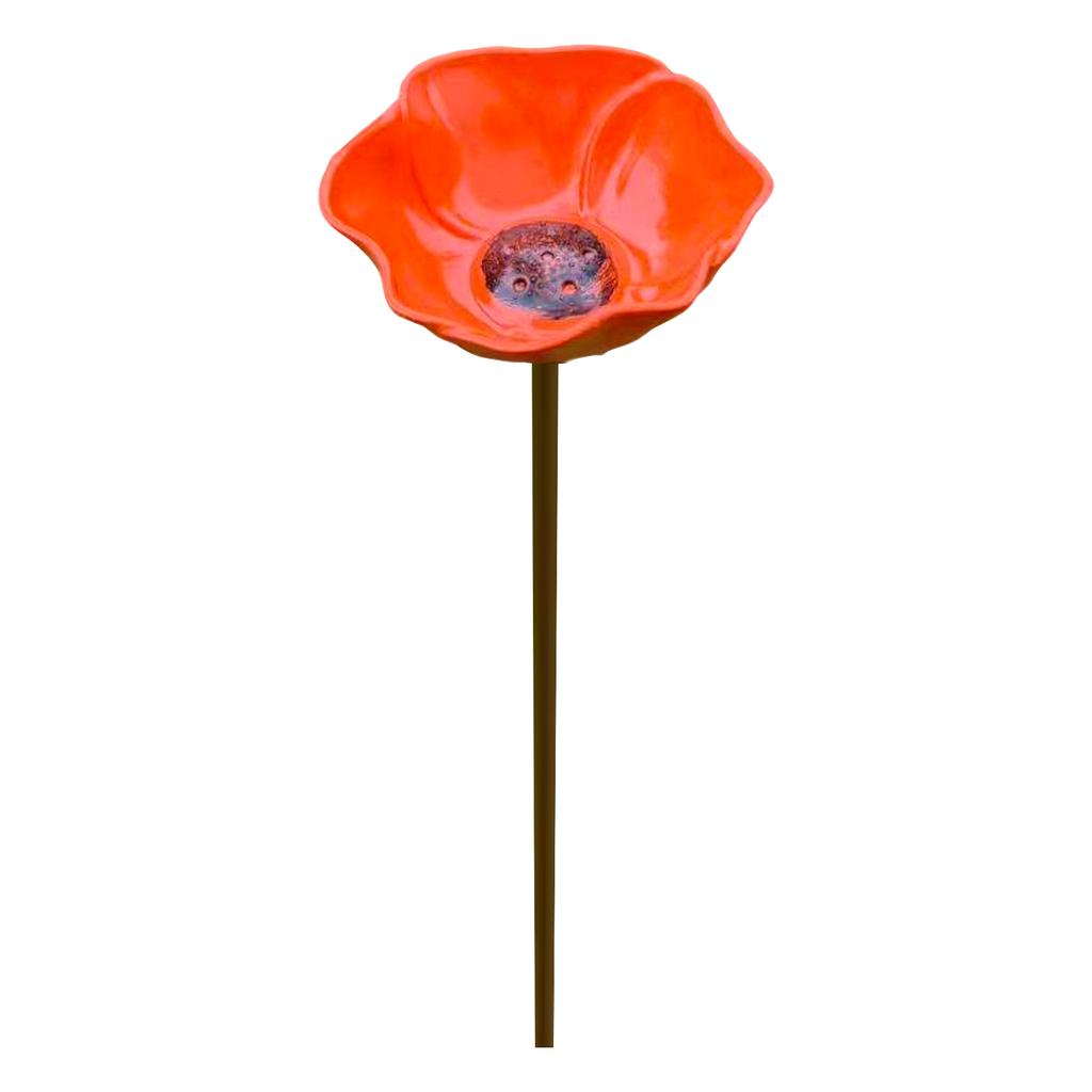 Handmade Metal Garden Stakes, Bee Watering Stations, Garden Bee Baths, Metal Bee Water Feeders With Floral Patterns