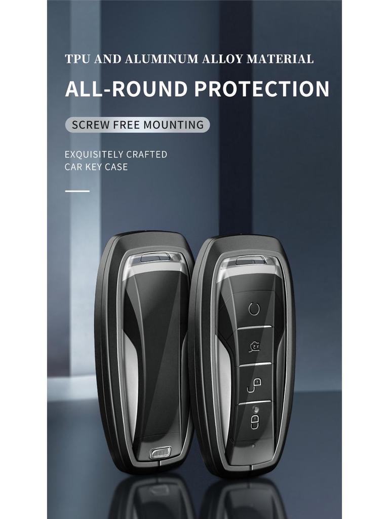 BYD Key Case for Tang DM/MAX, Song Pro, Qin PLUS, Yuan - Full Wrap Car Shell Buckle for Cross-Border E-Commerce