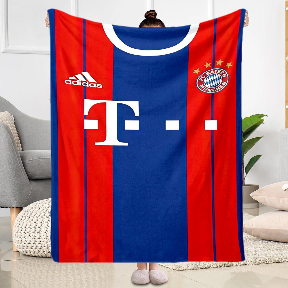 Bayern Munich Blanket Durable Comfort Perfect for Bed Sofa Office for All Seasons Warmthful Decor Perfect Gift for Relatives and Friends