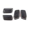 ABS Carbon Fiber Seat Adjustment Button Cover Trim For BMW 5 Series -2024
