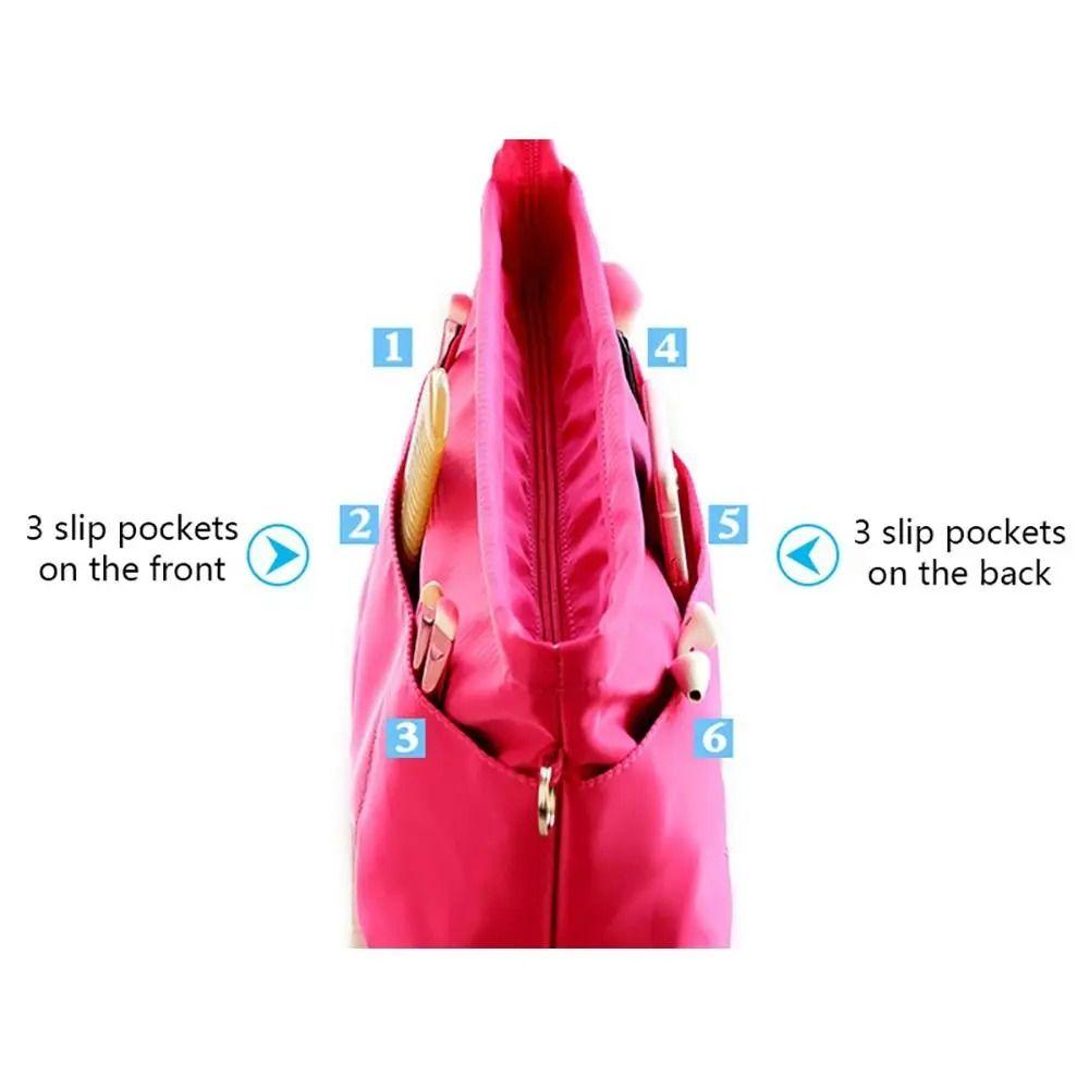 Storage Bags Insert Bag Cosmetic Organizer Inner Bag Portable Multi-Pocket Handbag  Women