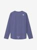 North Simple Logo Grounded Size S [The Face] Long-Sleeve Tee, Plum,