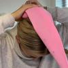 Versatile Solid Color Ribbon Headdress & Hair Cover
