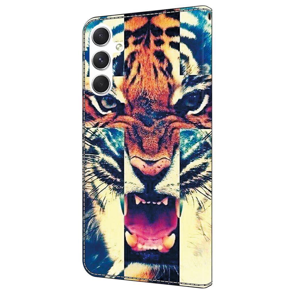 For Samsung Galaxy A16 5G/4G Leather Case Pattern Printing Wallet Stand Anti Drop Phone Cover