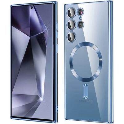 Capa para Samsung Galaxy S25 Ultra - com Proteção de Câmera Anel Magnético - Azul - BOOLING®