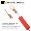uxcell 10pcs Battery Lug Ring Terminal 5/16" 8mm Stud Crimp