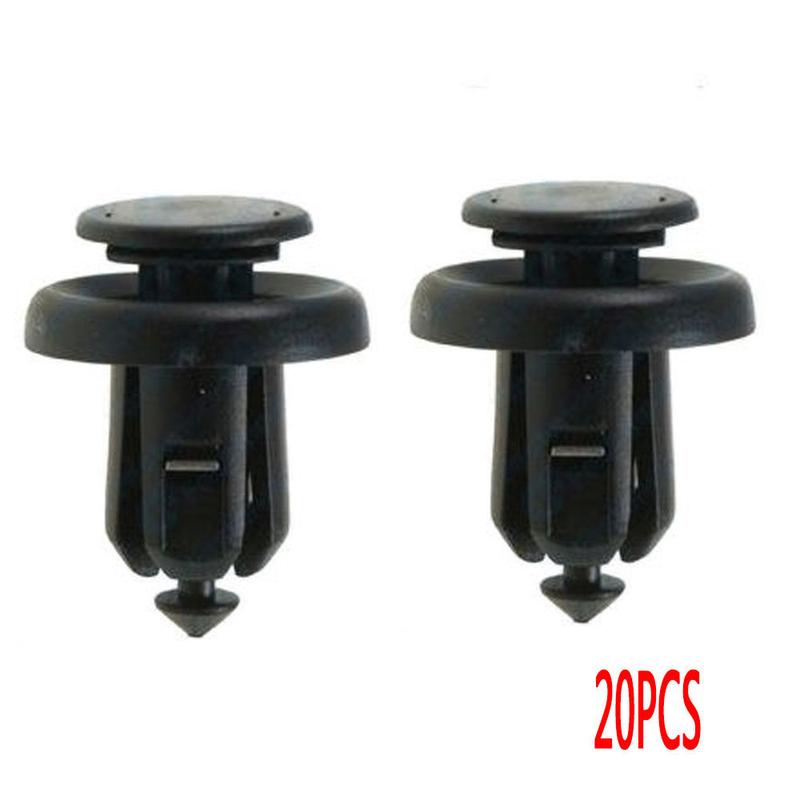 

20-Pcs Front Bumper Clip Push Type Retainer with Metal Insert 91505-S9A-003 For Honda Acura MDX RDX Accord Civic Odyssey Element