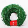 Artificial Pine Christmas Wreath Soft Green Holiday Garland Xmas Door Wall Decoration No Lights Festive Home Party Decor
