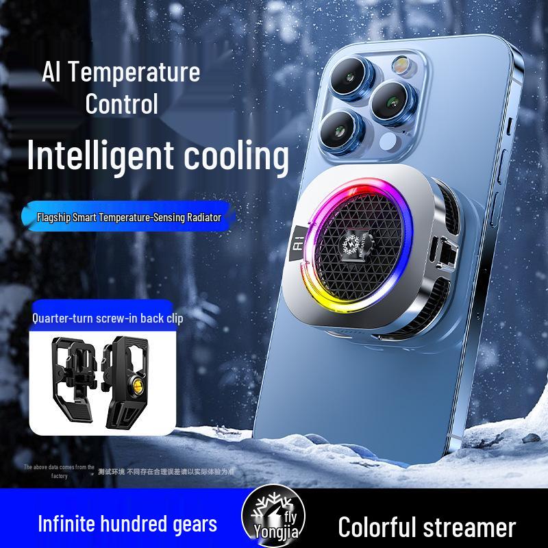 TH16 Magnetic Phone Cooler: Ice Cooling Radiator for Gaming