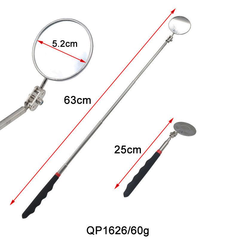 

1 шт. 25-63 мм инспекционное зеркало автомобильное телескопическое детектирующее зеркало объектив инспекционное круглое зеркало 360 градусов ремонтный инструмент 63cm&52mm