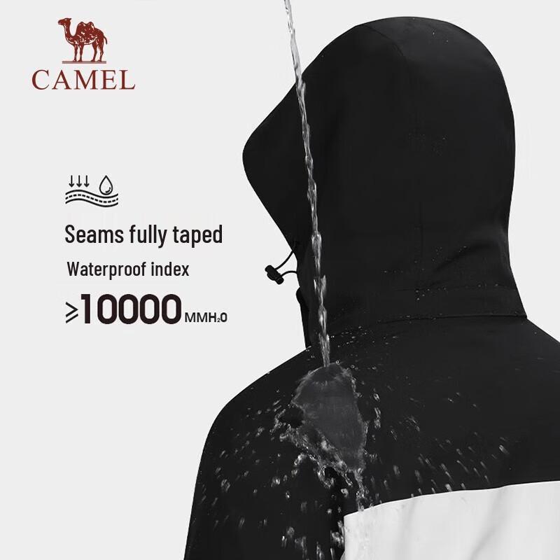 CAMEL 3-in-1 Unisex Stormproof Waterproof Hiking Jacket