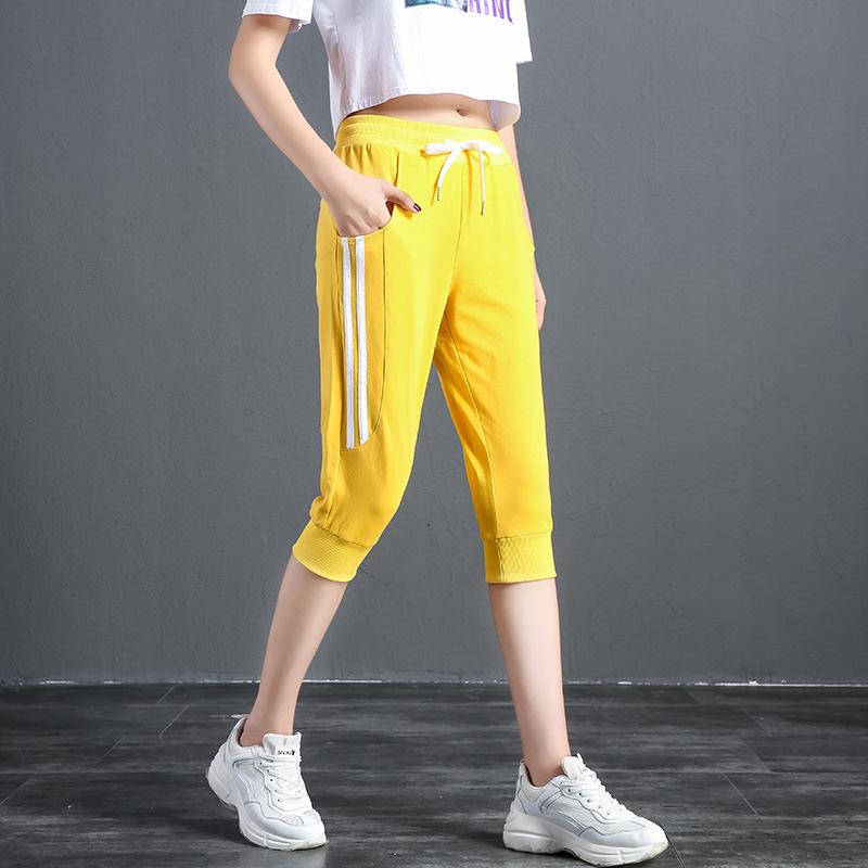 Pantalones Cortos Harem Sueltos Casuales Estilo Coreano para Mujer - Verano 2019 Fitness