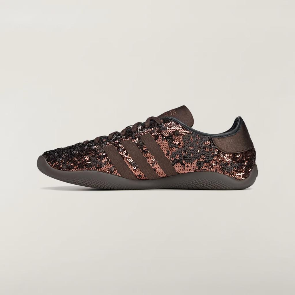 KH8798 Wales Bonner adidas Originals Karintha Low Sequin Dark Brown (Men's)
