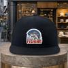 Id Rather Be Fishing Bass Graphic Baseball Cap Adjustable Snapback Polyester Casual Outdoor Sports Hat