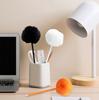 5 Pièces Stylo Bille Pompon Pelucheux Remplisseurs de Bas de Noël Fourniture de Fête de Noël pour Adultes Écriture Journalisation