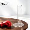 Clear Acrylic Glove Support Boxing Display Stand, Non-slip Base Holder, Home Gym Storage Vertical Rack for Training Sports Gloves MMA Organizer Stand