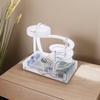 Kinetic Art Perpetual Motion Machine, Rolling Ball Perpetual Motion Machine, Continuous Rotation, Desktop Decoration, Toy, Stress Relief (Clear)