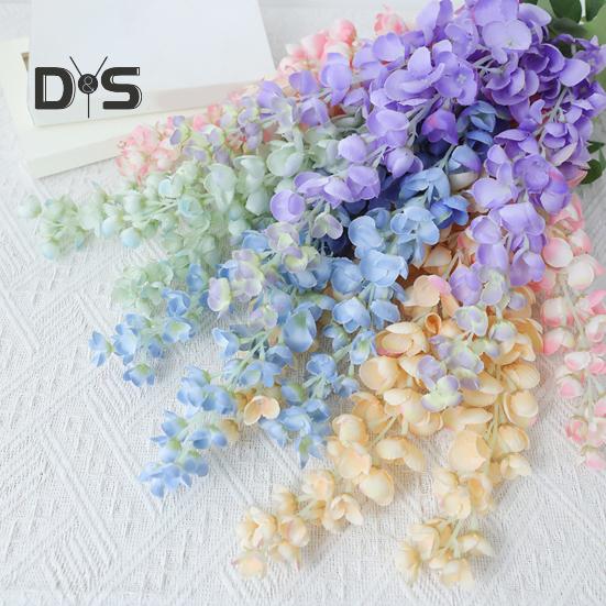 Künstliche Hängeblumen, realistische Kunstblumen, Ranken, wetterfeste Kunstblumen für Hängekörbe, Bögen, Dekoration für drinnen und draußen