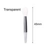 1/3PC Portable Lip Brush Multifunctional Soft Silicone Head Lip Balm Lipstick Applicator with Cover Professional Makeup Brushes