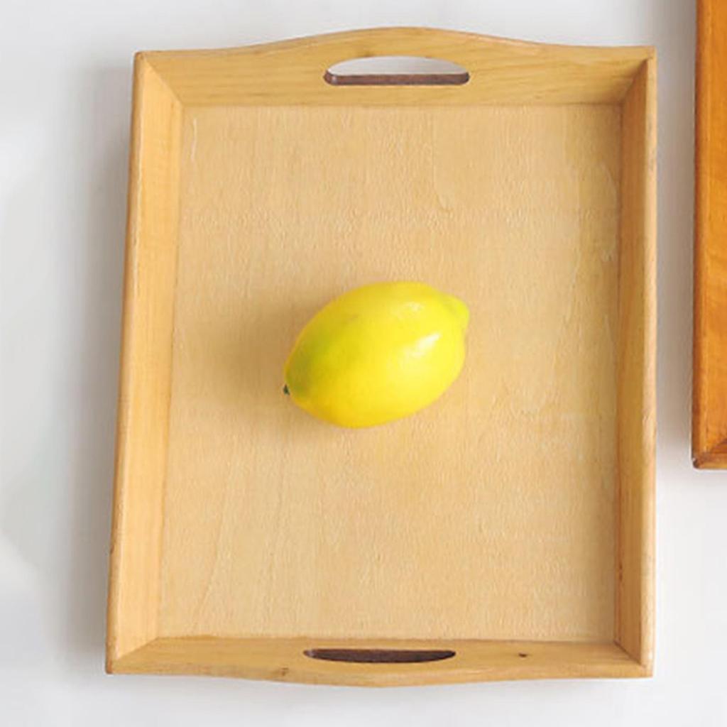 Classic Wooden Serving Tray for Dining and Entertaining