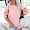 Women's Colorblock Sweatshirt Long Sleeve Round Neck Casual Comfortable Loose Lightweight Women's Sweatshirt